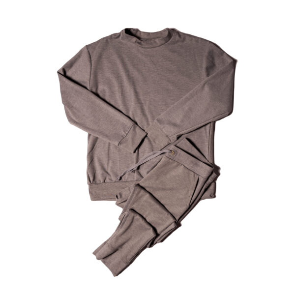 LIGHT GREY MENS LOUNGE WEAR SET